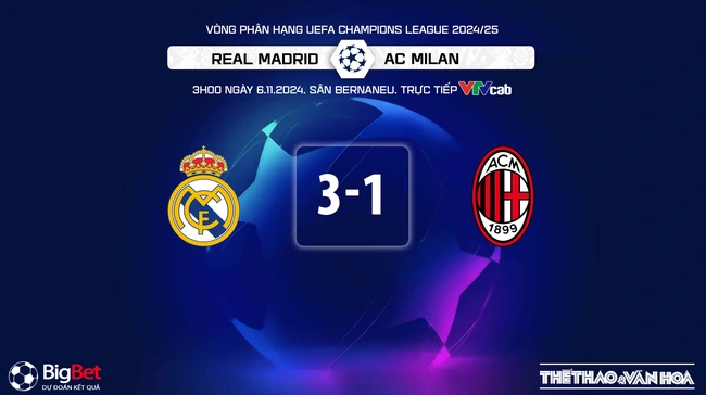 Nhận định, soi tỷ lệ Real Madrid vs AC Milan (3h00, 6/11), cúp C1 châu Âu - Ảnh 10.