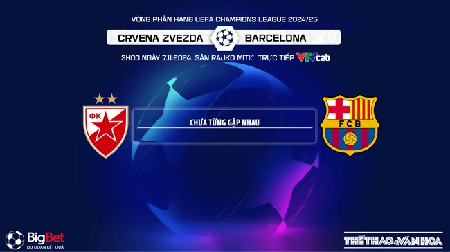 Nhận định, soi tỷ lệ Sao đỏ Belgrarde vs Barcelona 3h00 ngày 7/11, cúp C1 lượt trận thứ 4 - Ảnh 4.