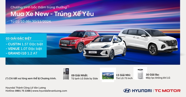 Mua Xe New – Trúng Xế Yêu cùng Hyundai Lê Văn Lương - Ảnh 1.