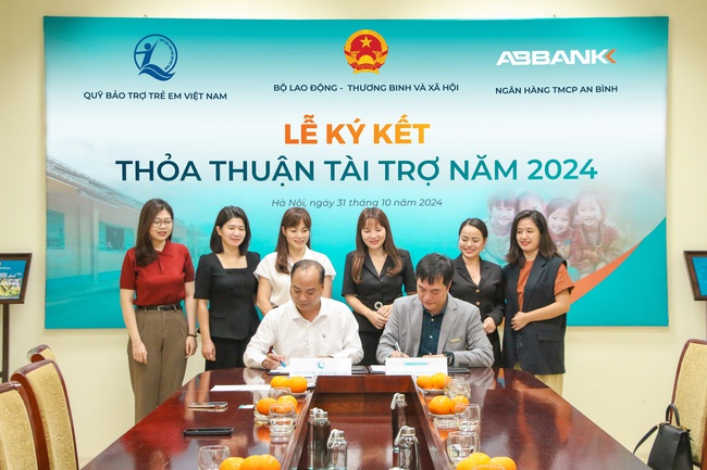 ABBANK và Quỹ Bảo trợ Trẻ em Việt Nam chính thức chung tay vì sự nghiệp chăm sóc, bảo vệ và phát triển trẻ em - Ảnh 1.