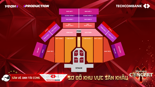 Concert 'Anh trai vượt ngàn chông gai' Hà Nội công bố giá vé và sơ đồ chỗ ngồi - Ảnh 2.