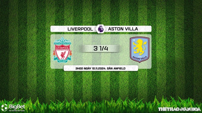 Nhận định, soi tỷ lệ Liverpool vs Aston Villa (3h00, 10/11), vòng 11 Ngoại hạng Anh - Ảnh 9.