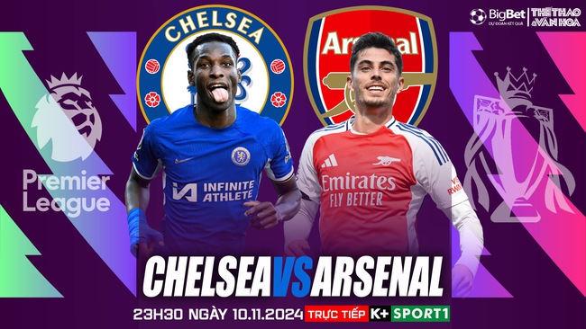 Nhận định, soi tỷ lệ Chelsea vs Arsenal 23h30 ngày 10/11, ngoại hạng Anh vòng 11 - Ảnh 1.