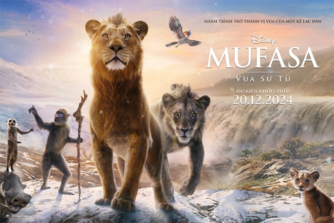 'Mufasa: Vua sư tử' và loạt bom tấn ra rạp dịp cuối năm 2024 - Ảnh 3.