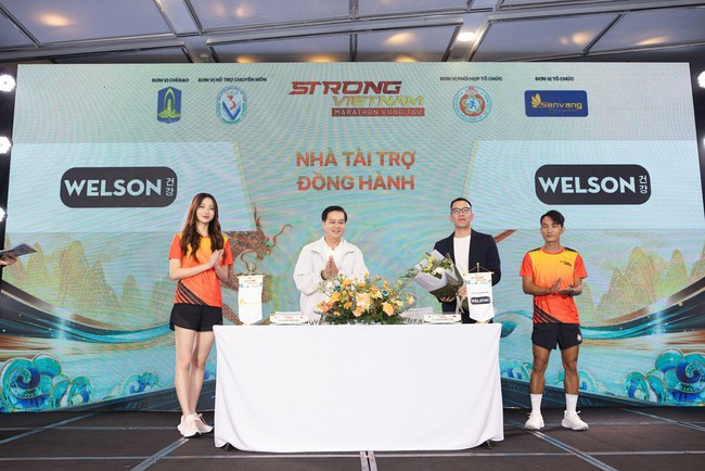 Welson Hàn Quốc đồng hành cùng Giải Marathon Strong Vietnam 2024 - Tiếp thêm năng lượng cho các vận động viên - Ảnh 1.