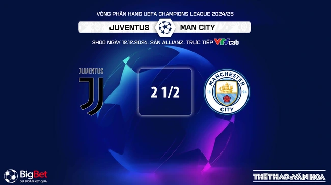 Nhận định, soi tỷ lệ Juventus vs Man City 3h00 ngày 12/12, vòng phân hạng Cúp C1 - Ảnh 9.