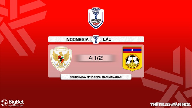 Nhận định, soi tỷ lệ Indonesia vs Lào 20h00 ngày 12/12, vòng bảng AFF Cup 2024 - Ảnh 11.