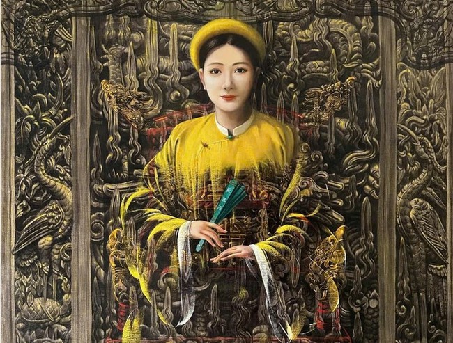 Triển lãm &quot;Kinh Bắc art 3&quot;- nơi hội ngộ của hội họa miền quan họ - Ảnh 1.