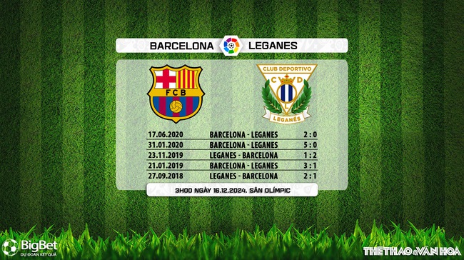 Nhận định, soi tỷ lệ Barcelona vs Leganes 03h00 ngày 16/12, vòng 17 La Liga - Ảnh 4.