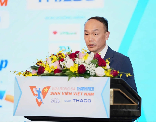 Kỷ lục đội tham dự Giải bóng đá Thanh Niên Sinh Viên Việt Nam 2025 - Ảnh 1.