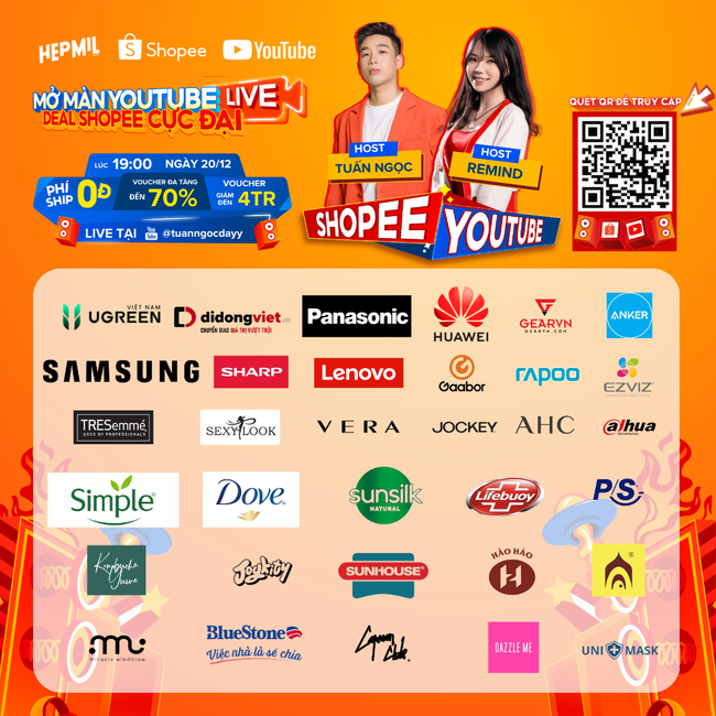 Mega live đỉnh cao: YouTube livestream bùng nổ cùng Shopee - vận hành độc quyền bởi Hepmil Vietnam - Ảnh 3.