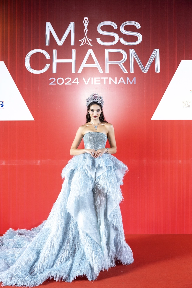 Bán kết Miss Charm 2024: Trình diễn bikini 'bốc lửa', trang phục dạ hội lộng lẫy  - Ảnh 3.