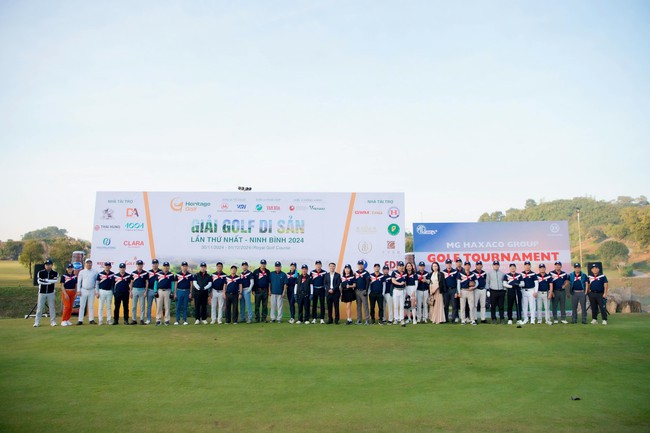 Khai mạc &quot;Giải golf Di sản&quot; lần thứ nhất - Ninh Bình 2024 - Ảnh 1.