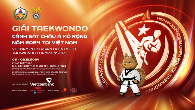 Ấn tượng giải Taekwondo Cảnh sát châu Á mở rộng năm 2024 - Ảnh 1.