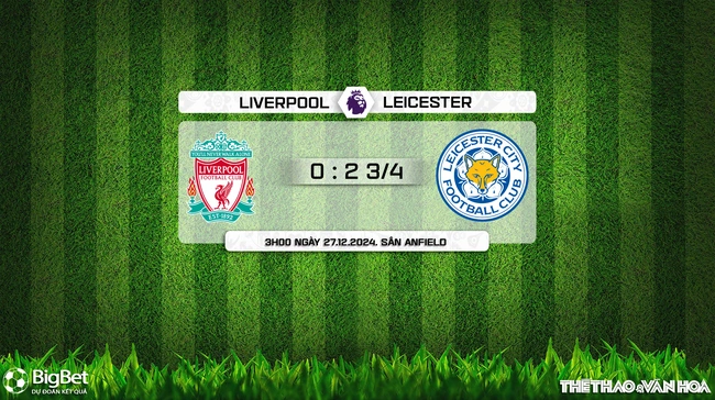 Nhận định, soi tỷ lệ Liverpool vs Leicester 3h hôm nay 27/12, Ngoại hạng Anh vòng 18 - Ảnh 7.