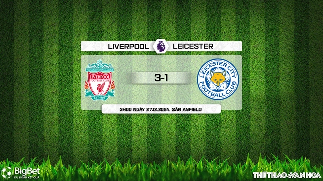 Nhận định, soi tỷ lệ Liverpool vs Leicester 3h hôm nay 27/12, Ngoại hạng Anh vòng 18 - Ảnh 9.