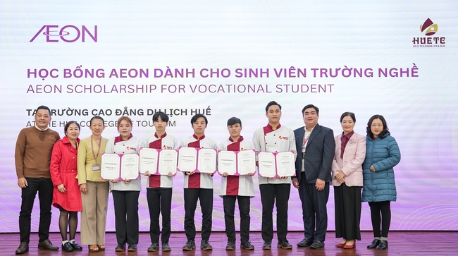 Học bổng AEON dành cho sinh viên trường nghề - Ảnh 1.