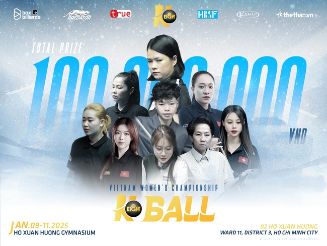 Pool 8 bi nữ Việt Nam trở lại sau 13 năm tại giải Women K-Eight Ball Championship 2025 - Ảnh 1.