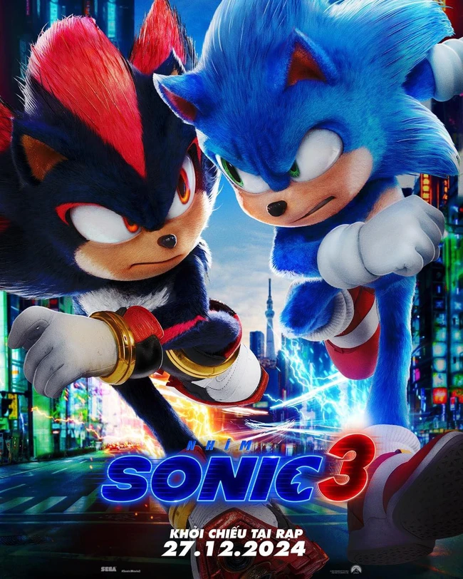  &quot;Nhím Sonic 3&quot;: Nhanh hơn, mạnh hơn, giải trí hơn - Ảnh 1.