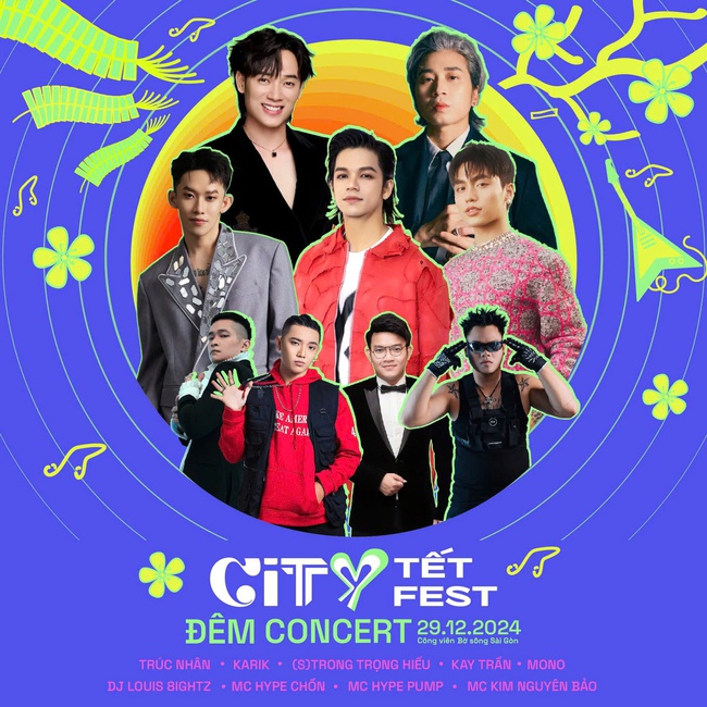 Karik, Trúc Nhân, MONO bùng nổ đêm khai mạc “City Tết Fest” - Ảnh 1.