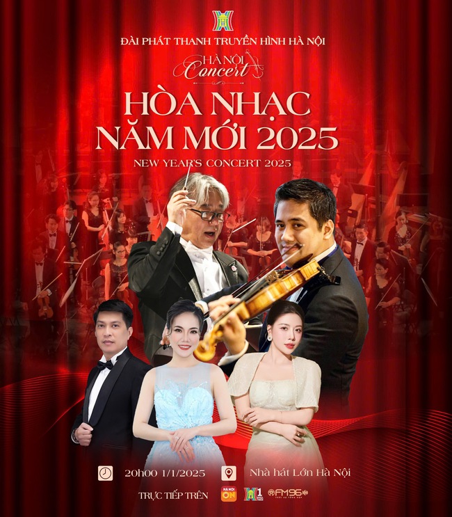 Hà Nội Concert – Hòa nhạc Năm mới 2025: Chào Xuân với những tác phẩm kinh điển nhất - Ảnh 1.