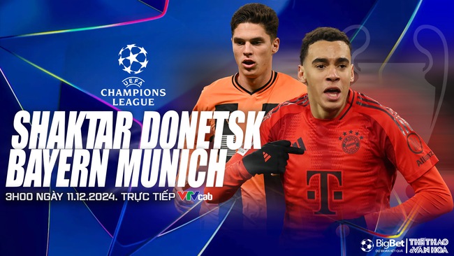 Nhận định, soi tỷ lệ Shakhtar Donetsk vs Bayern Munich 3h00 ngày 11/12, Cúp C1 châu Âu vòng phân hạng - Ảnh 1.