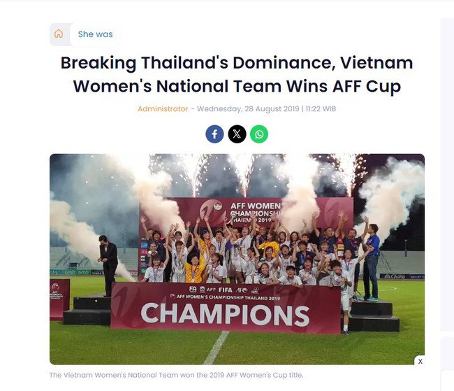 Huỳnh Như ghi bàn thắng quý như vàng, ĐT Việt Nam giành chức vô địch với 10 người khiến báo Đông Nam Á ca ngợi - Ảnh 3.