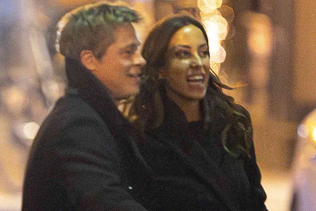 Brad Pitt 'tìm lại được tia sáng đời mình' với bạn gái Ines de Ramon - Ảnh 1.
