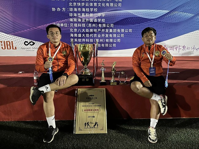 Đội bóng Lào vô địch ở Trung Quốc sau khi thắng chủ nhà 25-0, fan ngơ ngác 'bóng chuyền hay bóng rổ' - Ảnh 3.