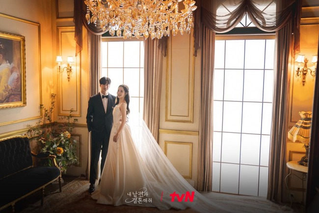 tvN tung ảnh cưới tuyệt đẹp của Park Min Young và Na In Woo trong phim 'Cô đi mà lấy chồng tôi' - Ảnh 6.