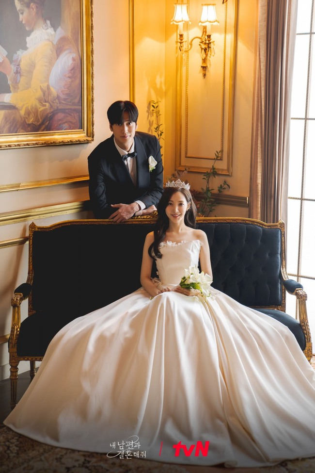 tvN tung ảnh cưới tuyệt đẹp của Park Min Young và Na In Woo trong phim 'Cô đi mà lấy chồng tôi' - Ảnh 8.