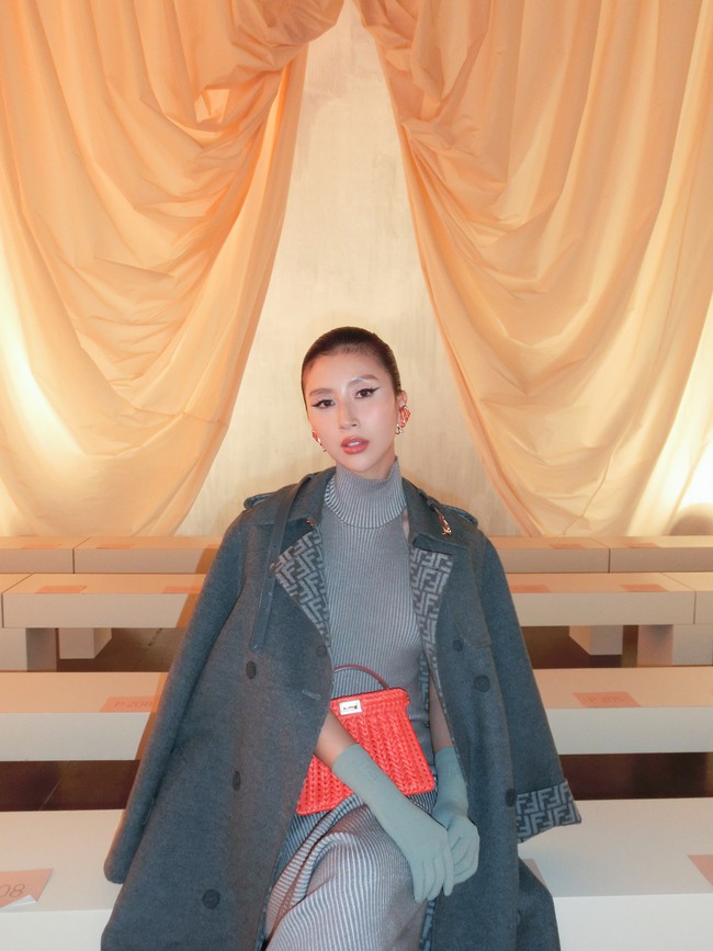 Quỳnh Anh Shyn khiến fan Việt mát mặt khi xuất hiện tại show Fendi thuộc Milan Fashion Week 2024 - Ảnh 3.