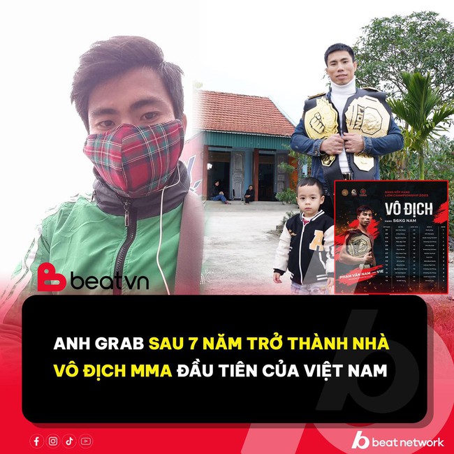 Võ sĩ Việt Nam từ xe ôm công nghệ trở thành nhà vô địch MMA đầu tiên, vượt ngàn gian khó vì đam mê võ thuật - Ảnh 2.
