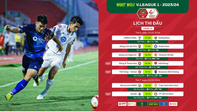 Link xem trực tiếp bóng đá V-League hôm nay: Bình Định vs Nam Định, Hà Nội vs TP.HCM - Ảnh 3.