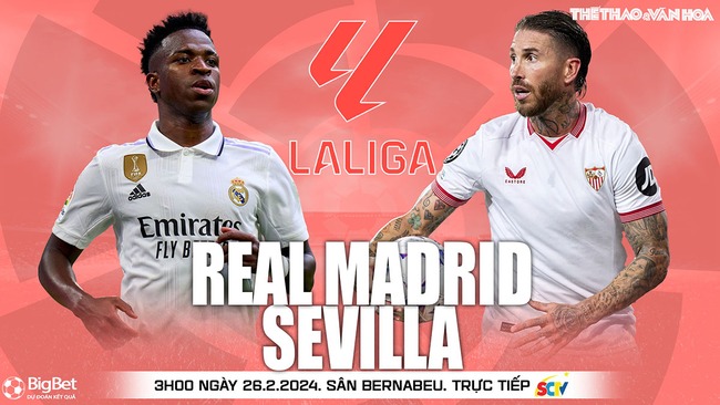 Nhận định bóng đá Real Madrid vs Sevilla (03h00, 26/2), La Liga vòng 26 - Ảnh 2.