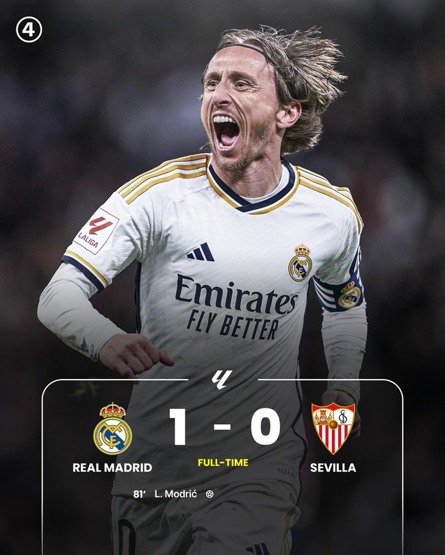 Kết quả bóng đá La Liga: Luka Modric đi vào lịch sử La Liga khi nã đại bác giúp Real Madrid chiến thắng - Ảnh 3.