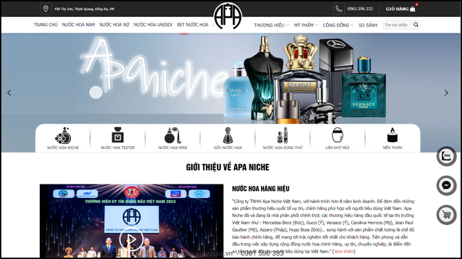 Nước hoa chính hãng Apa Niche - Website mua hàng online uy tín - Ảnh 2.