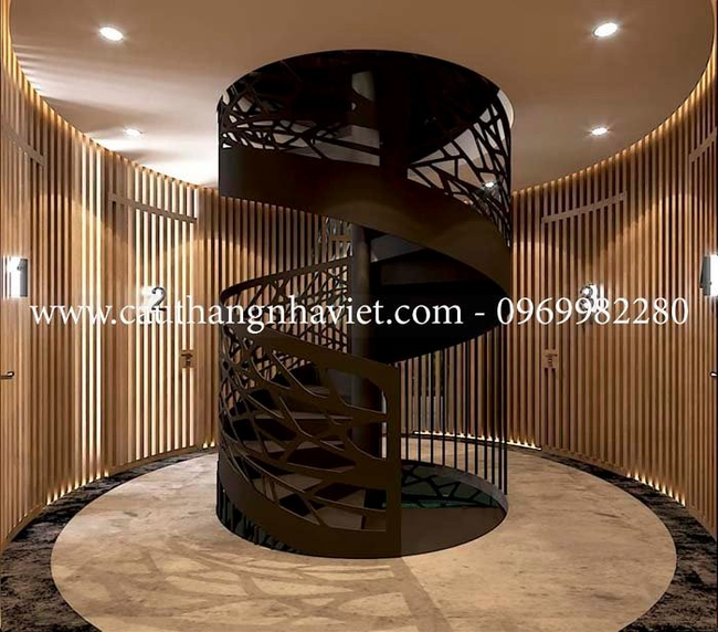 Cầu thang xoắn ốc: Sự lựa chọn lý tưởng cho ngôi nhà hiện đại - Ảnh 4.