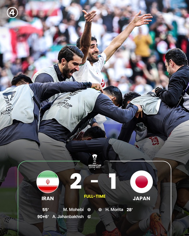 Iran ngược dòng thắng 2-1 ở tứ kết, ĐT Nhật Bản bị loại bởi quả 11m nghiệt ngã ở phút bù giờ - Ảnh 5.