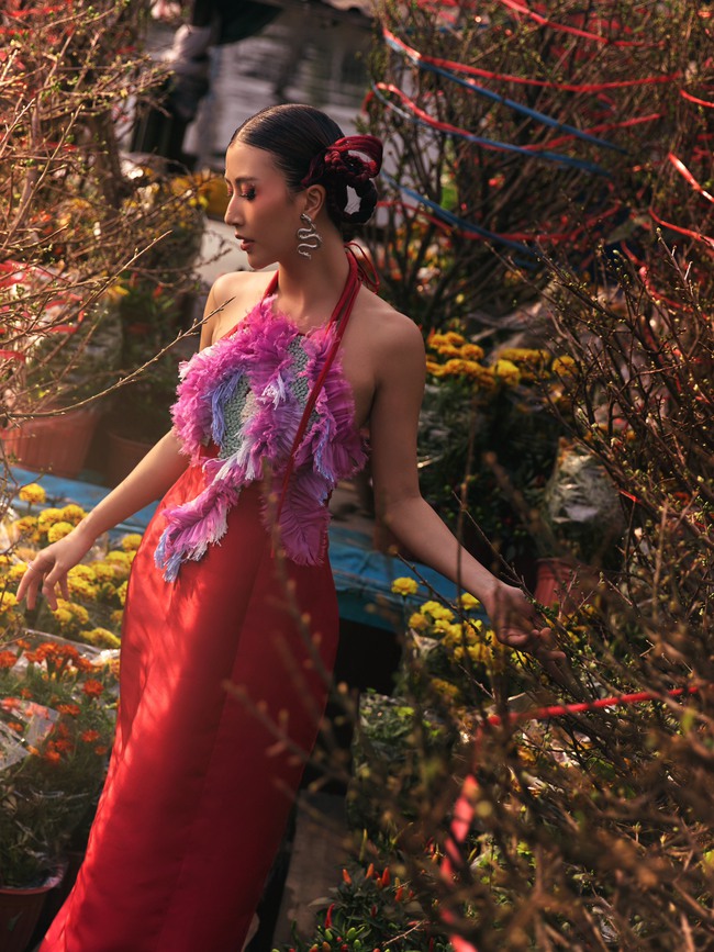 Quỳnh Anh Shyn “bật mood” điệu đà trong bộ ảnh thời trang Tết - Ảnh 3.