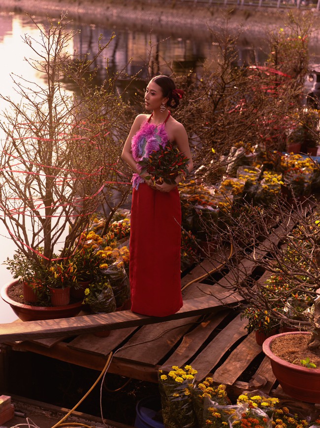 Quỳnh Anh Shyn “bật mood” điệu đà trong bộ ảnh thời trang Tết - Ảnh 5.