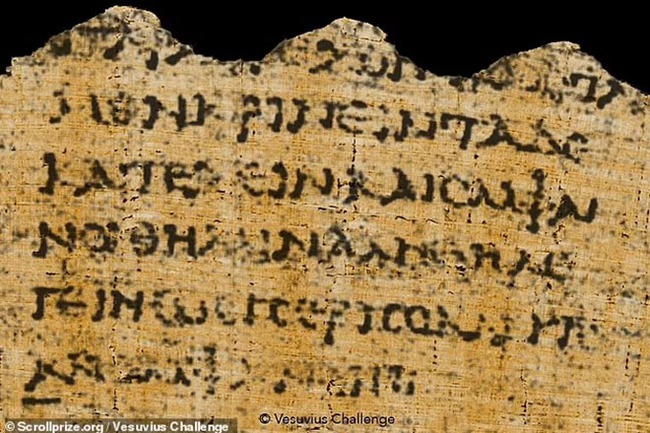Sử dụng AI giải mã hơn 2.000 từ trên giấy papyrus bị chôn vùi sau vụ phun trào núi Vesuvius vào năm 79 - Ảnh 6.
