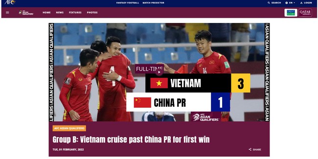 ĐT Việt Nam giành chiến thắng lịch sử và lập kỷ lục đúng  mùng 1 Tết, được AFC khen ngợi và nhận ‘mưa điểm số’ từ FIFA - Ảnh 4.