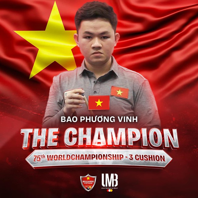Cơ thủ Việt Nam giành chức vô địch ở trận chung kết lịch sử thế giới, được các huyền thoại ca ngợi  - Ảnh 2.