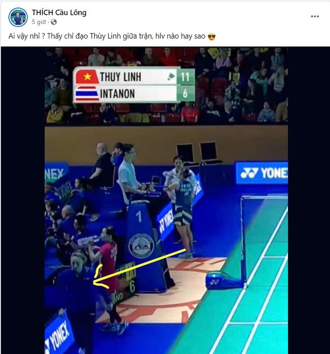 ‘Hot girl’ cầu lông Việt Nam được tay vợt nước ngoài chỉ đạo khi thắng đối thủ Thái Lan, tạo địa chấn ở giải đấu lớn - Ảnh 3.