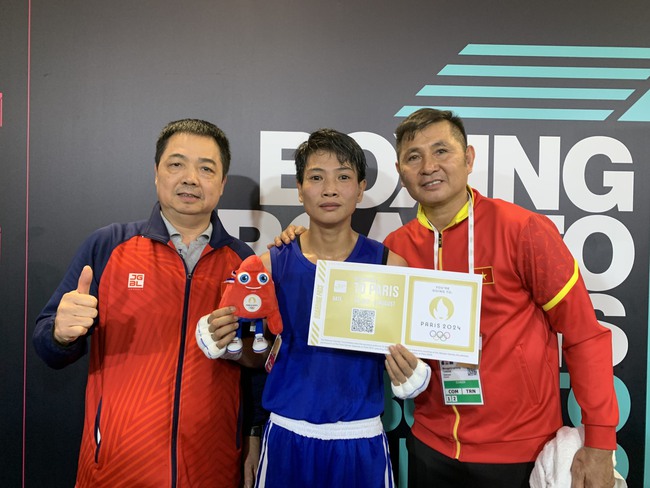 Kim Ánh chính thức giành vé đi Olympic Paris, tự hào Boxing Việt Nam - Ảnh 2.