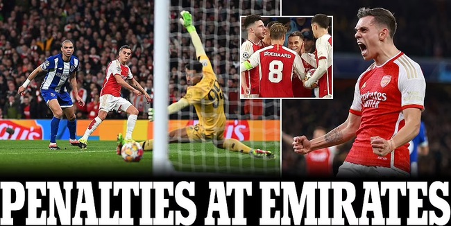 David Raya rực sáng trên chấm luân lưu, Arsenal vào tứ kết Cúp C1 lần đầu tiên sau 14 năm - Ảnh 2.