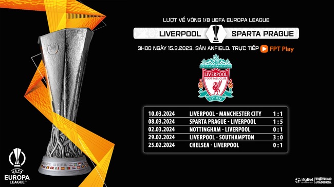 Nhận định bóng đá Liverpool vs Sparta Prague (3h00, 15/3), Cúp C2 vòng 1/8 - Ảnh 6.