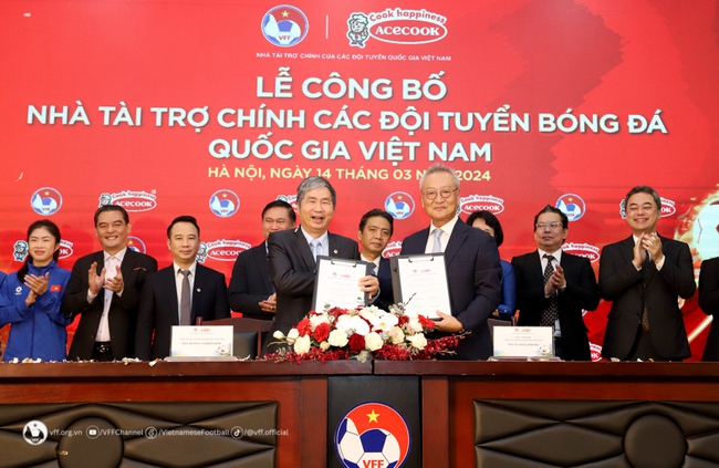 Acecook Việt Nam nâng cấp gói tài trợ các ĐTQG Việt Nam lên mức cao nhất - Ảnh 2.