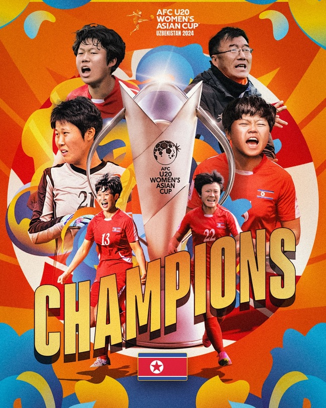 Bất ngờ ở giải châu Á: Tuyển trẻ Nhật Bản và Hàn Quốc cùng thua trong 1 ngày, CHDCND Triều Tiên giành chức vô địch lịch sử - Ảnh 3.